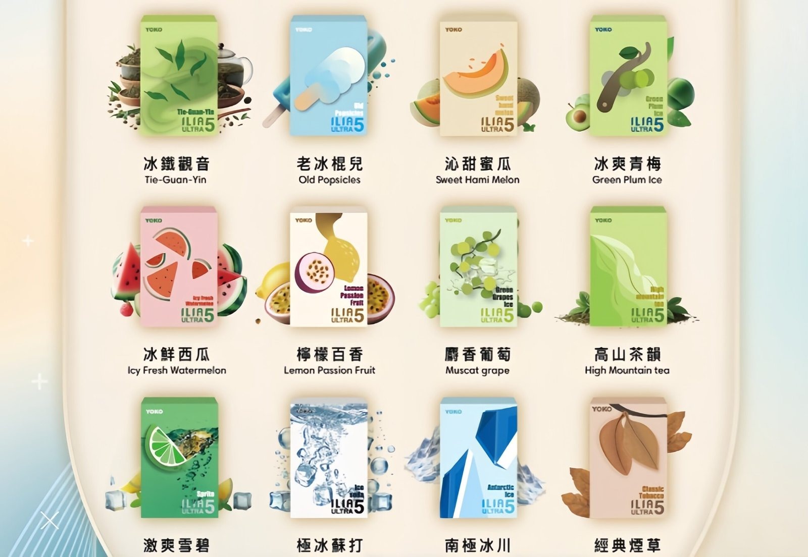 ILIA5代哩亞五代口味圖副本1scaled1jpg LANA VAPE 台灣官方選物店 | 電子煙主機煙彈專賣
