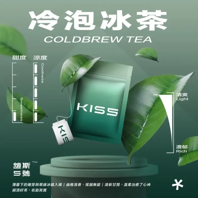KISS鎧斯5號一代煙彈冷泡冰茶webp LANA VAPE 台灣官方選物店 | 電子煙主機煙彈專賣