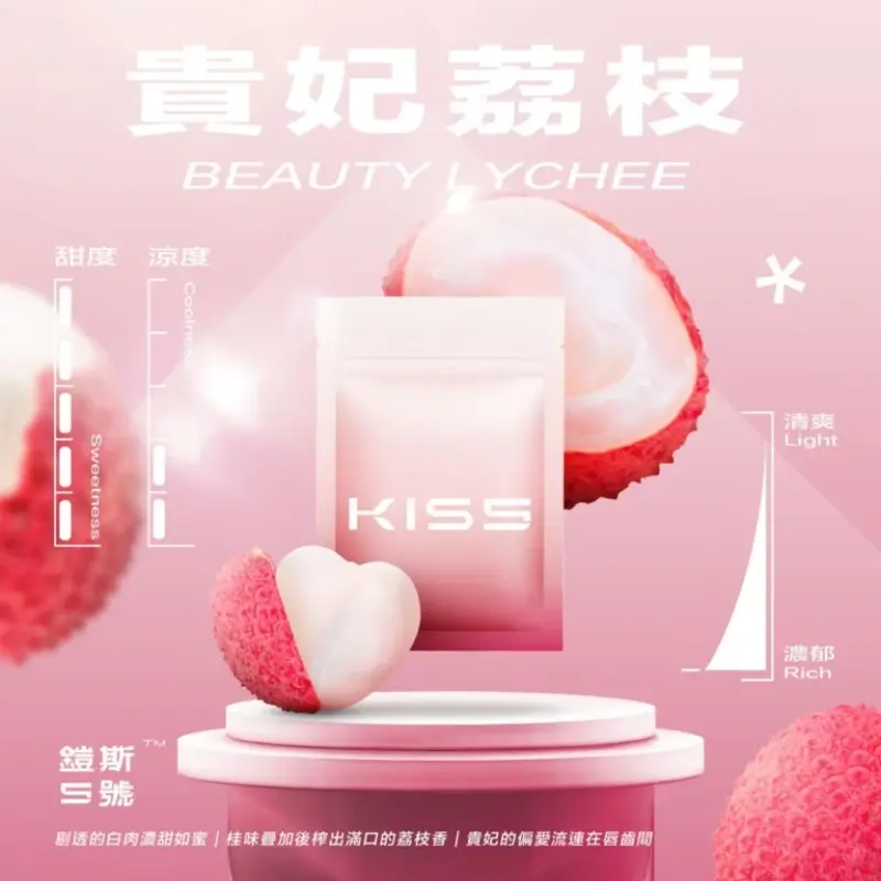 KISS鎧斯5號一代煙彈貴妃荔枝webp LANA VAPE 台灣官方選物店 | 電子煙主機煙彈專賣
